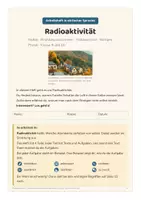 Vorschau - Unterrichtsreihen - Radioaktivität – Arbeitsheft in einfacher Sprache | Förderschule, Inklusion & DaZ | Klasse 9–10 - Seite 1