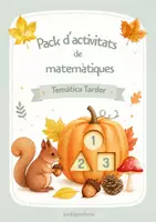 Vista previa - Refuerzo / NEE / Materiales de apoyo - Pack d'activitats matemàtiques tardor - Portada