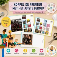 Voorbeeld - Koppel de prenten met het juiste beroep - Voorblad