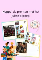Voorbeeld - Koppel de prenten met het juiste beroep - Pagina 2
