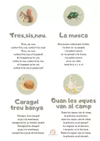 Vista previa - Tarjetas / Manipulativos - Recull de Cançons infantils en català - página 1