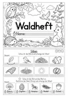 Vorschau - Arbeitsblätter - Wald - Waldheft zum ausfüllen, Selbstständigkeit - Seite 2