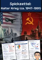 Vorschau - Arbeitsblätter - Spickzettel: Kalter Krieg (ca. 1947-1991) - Deckblatt
