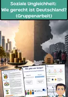 Vorschau - Arbeitsblätter - Soziale Ungleichheit - Wie gerecht ist Deutschland (Gruppenarbeit) - Deckblatt