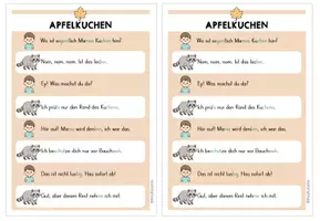 Vorschau - Arbeitsblätter - 12 Dialoge Herbst Halloween Lesezeit - Freiarbeit Klasse 2 und 3 - Seite 3
