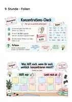 Vorschau - Stundenentwürfe - Lernen lernen: Konzentration üben (9. Stunde) für die Klassen 5 und 6 I Unterrichtsmaterial (allg.) - Seite 2