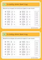 Vorschau - Stationenlernen - Freiarbeit Karteikarten schrifltiche Multiplikation differenziert - Seite 2