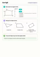 Aperçu - Feuilles d'exercices - Les angles droits - Page 1