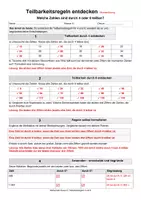 Vorschau - Arbeitsblätter - Teilbarkeitsregeln 4 und 8 + Musterlösung - Seite 2