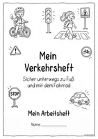 Vorschau - Arbeitsblätter - Verkehrserziehung 3.–5. Klasse | Sicher zu Fuß & mit dem Fahrrad | Verkehrsregeln, Verkehrszeichen, Fahrradprüfung & Wissens-Check - Seite 1
