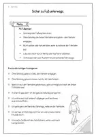 Vorschau - Arbeitsblätter - Verkehrserziehung 3.–5. Klasse | Sicher zu Fuß & mit dem Fahrrad | Verkehrsregeln, Verkehrszeichen, Fahrradprüfung & Wissens-Check - Seite 3