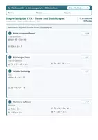 Vorschau - Test - Stegreifaufgaben Mathematik 8 Mittelschule - Seite 3