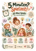 Vorschau - Bildkarten - 30 Mini-Spiele für zwischendurch – schnelle Unterrichtsspiele für die Grundschule - Deckblatt