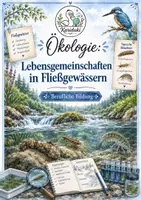 Vorschau - Arbeitsblätter - Ökosystem Fließgewässer: Lebensgemeinschaften – Arbeitsblatt mit Lösung | Berufliche Bildung - Deckblatt