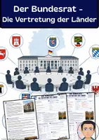 Vorschau - Arbeitsblätter - Der Bundesrat - Die Vertretung der Länder - Deckblatt