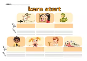 Voorbeeld - Knip en plak veilig leren lezen (kern start tot kern 4) - Voorblad