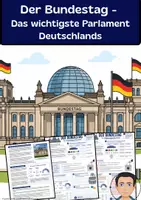 Vorschau - Arbeitsblätter - Der Bundestag - Das wichtigste Parlament Deutschlands - Deckblatt