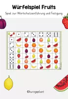 Vorschau - Spiele - Würfelspiel Fruits - Wortschatzarbeit - Deckblatt