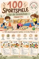 Vorschau - Stundenentwürfe - 100 Sportspiele für die Grundschule Klasse 1–4 - Deckblatt