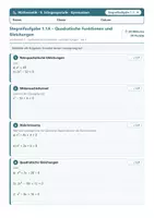 Vorschau - Test - Stegreifaufgaben Mathematik 9 Gymnasium - Seite 3