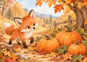 Vorschau - Bildkarten - Fuchs Finni auf Zahlensuche 🦊🍂 | Kamishibai Herbst | Zählen bis 10 | U3 & Kindergarten - Seite 2