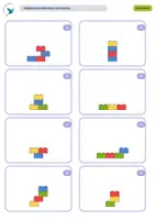 Aperçu - Apprentissages en autonomie - Je construis le modèle – 120 modèles avec des briques de construction | PS • MS • GS - Page 3