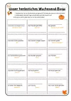 Vorschau - Arbeitsblätter - Herbstliches Wochenend-Bingo - Seite 3