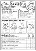 Vorschau - Arbeitsblätter - Tierschutz – Haustiere, Nutztiere & Wildtiere | Lernmappe Sachunterricht Grundschule - Seite 2