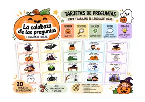 Vista previa - Unidades / Secuencias / Situaciones de Aprendizaje - 🎃 La calabaza de las preguntas - página 1
