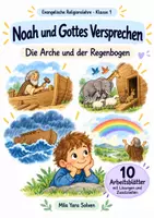 Vorschau - Arbeitsblätter - Noah und Gottes Versprechen | Religion Klasse 1 Arbeitsblätter | Evangelische Religionslehre | 10 Arbeitsblätter als PDF - Deckblatt
