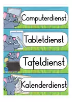 Vorschau - Fördermaterial/Inklusion - Elefant / Elefantenklasse Klassendienste - Seite 3
