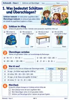 Vorschau - Stundenentwürfe - Schätzen & Überschlagen – Ergebnisse schnell einschätzen und prüfen | Mathe Klasse 5 - Deckblatt