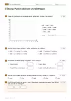 Vorschau - Arbeitsblätter - Geometrie - Das Koordinatensystem - Seite 3