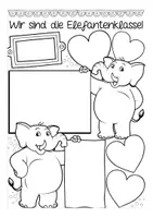 Vorschau - Arbeitsblätter - Unsere Elefantenklasse Vorstellen der Klasse - Seite 3