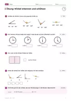 Vorschau - Arbeitsblätter - Geometrie - Winkel lesen und zeichnen - Seite 3