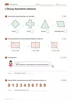Vorschau - Arbeitsblätter - Geometrie - Achsensymmetrie und Figuren spiegeln - Seite 3