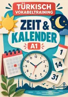 Vorschau - Arbeitsblätter - Türkisch Vokabeltraining: Zeit & Kalender - Deckblatt