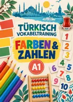 Vorschau - Arbeitsblätter - Türkisch Vokabeltraining: Farben & Zahlen - Deckblatt