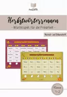 Vorschau - Spiele - Herbstwörterrennen – Würfelspiel Kl. 1–2 - Deckblatt