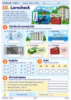 Vorschau - Stundenentwürfe - Negative Zahlen im Alltag – Temperaturen, Schulden, Höhen & Stockwerke | Mathe Klasse 5 - Seite 1