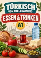 Vorschau - Arbeitsblätter - Türkisch Vokabeltraining: Essen & Trinken (A1) - Deckblatt