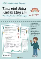 Vorschau - Unterrichtsreihen - Klug einkaufen: Arbeitsblätter Sachunterricht 3/4 – 41 Seiten mit Lösungen - Deckblatt