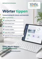 Vorschau - Spiele - 🖥️ Wörter tippen | interaktives Offline-Smartboard-Tool mit Übungsmodus, Vorlesen, Spielmodus, Rangliste & Bildschirmtastatur | Grundschule 🏷️ - Deckblatt