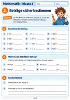 Vorschau - Stundenentwürfe - Mathe Mega-Paket Klasse 5 – Zahlen & ganze Zahlen | 10 komplette Hefte + Lösungen | über 200 Seiten - Seite 2