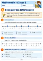 Vorschau - Unterrichtsreihen - Betrag & Zahlengerade verstehen – Gegenzahlen, Abstände und Beträge sicher bestimmen | Mathe Klasse 5 - Seite 3