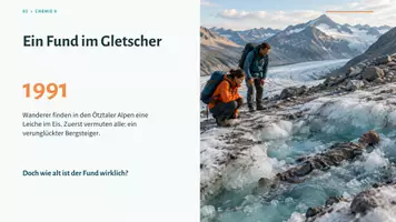 Vorschau - Unterrichtsreihen - Ötzi – Mit der C-14-Methode der Vergangenheit auf der Spur - Altersbestimmung mit Isotopen - Arbeitsblatt - Tippzettel - Lösungen - Seite 2