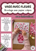 Aperçu - Matériel pour travaux manuels / dessin - Fleurs en papier crépon pour la fête des mères et des pères - Page de couverture