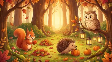 Aperçu - Cartes / Images - Kamishibaï | Les animaux préparent la fête | Halloween dans la forêt - Page 3