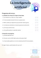 Vista previa - Hojas de trabajo - La inteligencia artificial - B1 - página 2