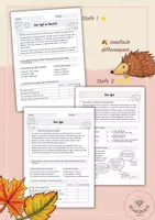 Vorschau - Stundenentwürfe - Lesehelden - herbstliche Sachtexte - lesen und verstehen - im Herbst - Seite 1